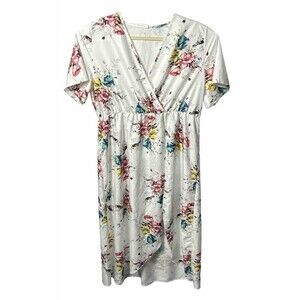 Women Plus Flowers Summer Dress Size 3XL